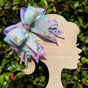 Mermaid and Scales Hair Bow